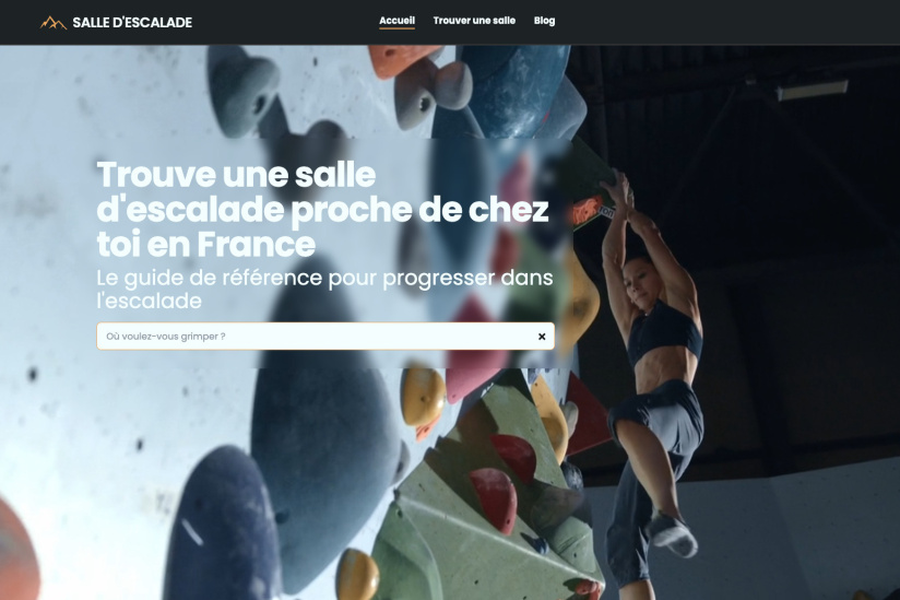 Salle d'escalade