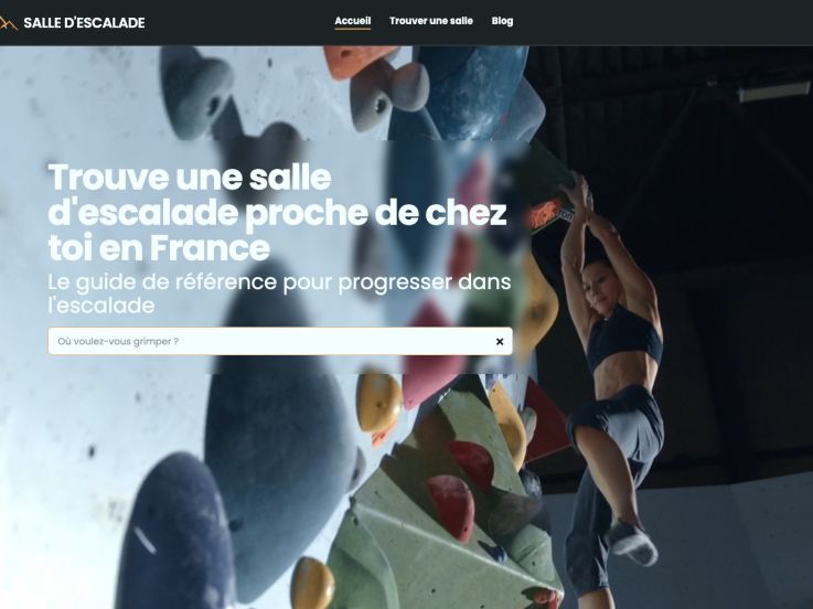 Salle d'escalade